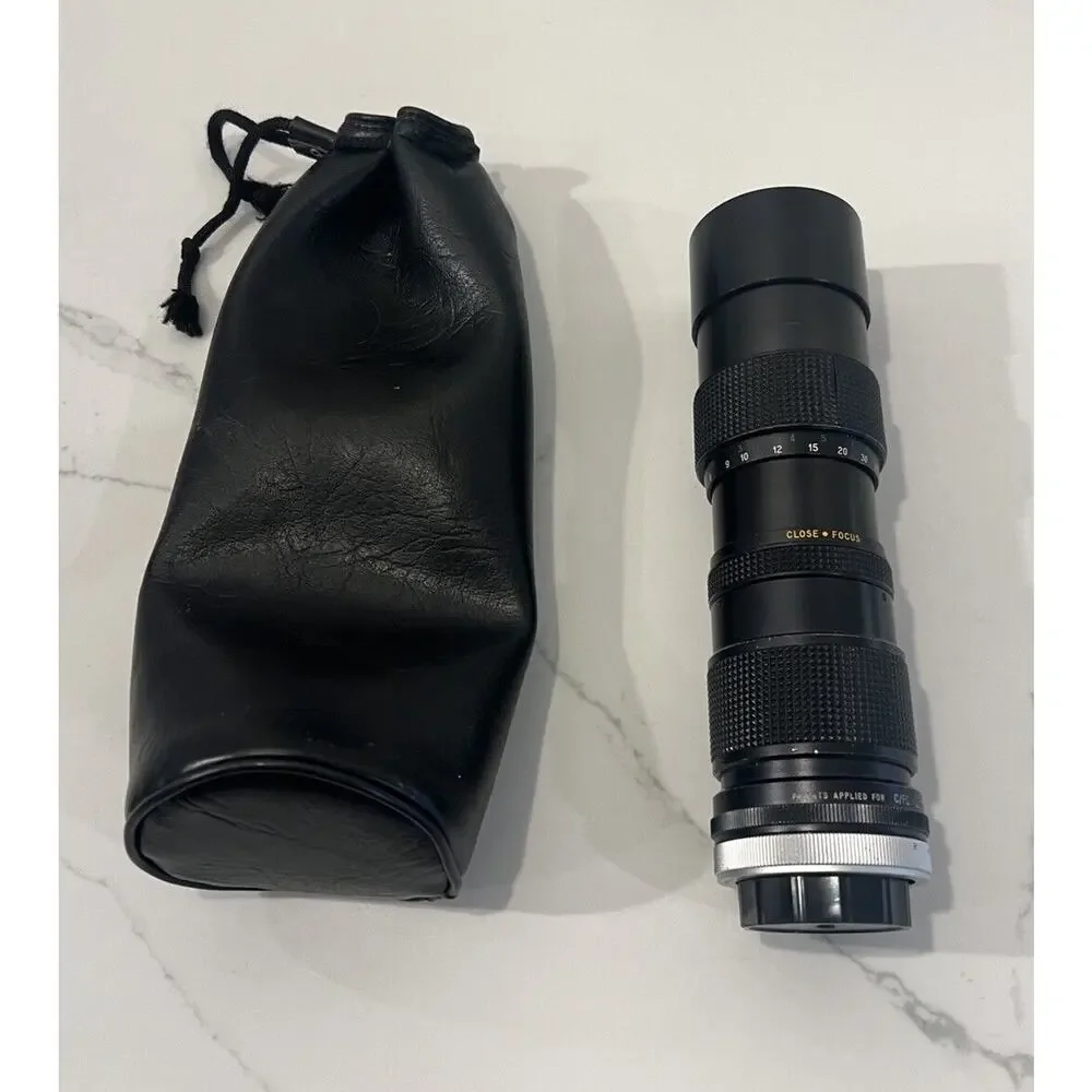 Vivitar 85-205mm 1:3.8 Close Focusing Auto Zoom Camera Lens no Cover With Bag